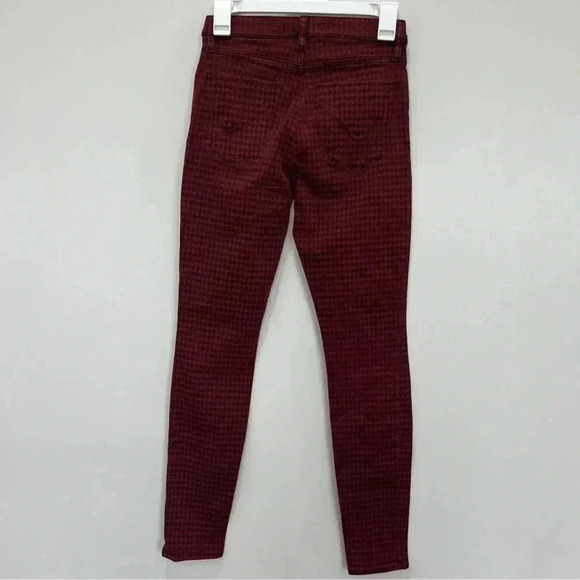 Hudson Barbara High Waist Super Skinny Ankle Stretch Jeans Houndstooth S… - Picture 4 of 10